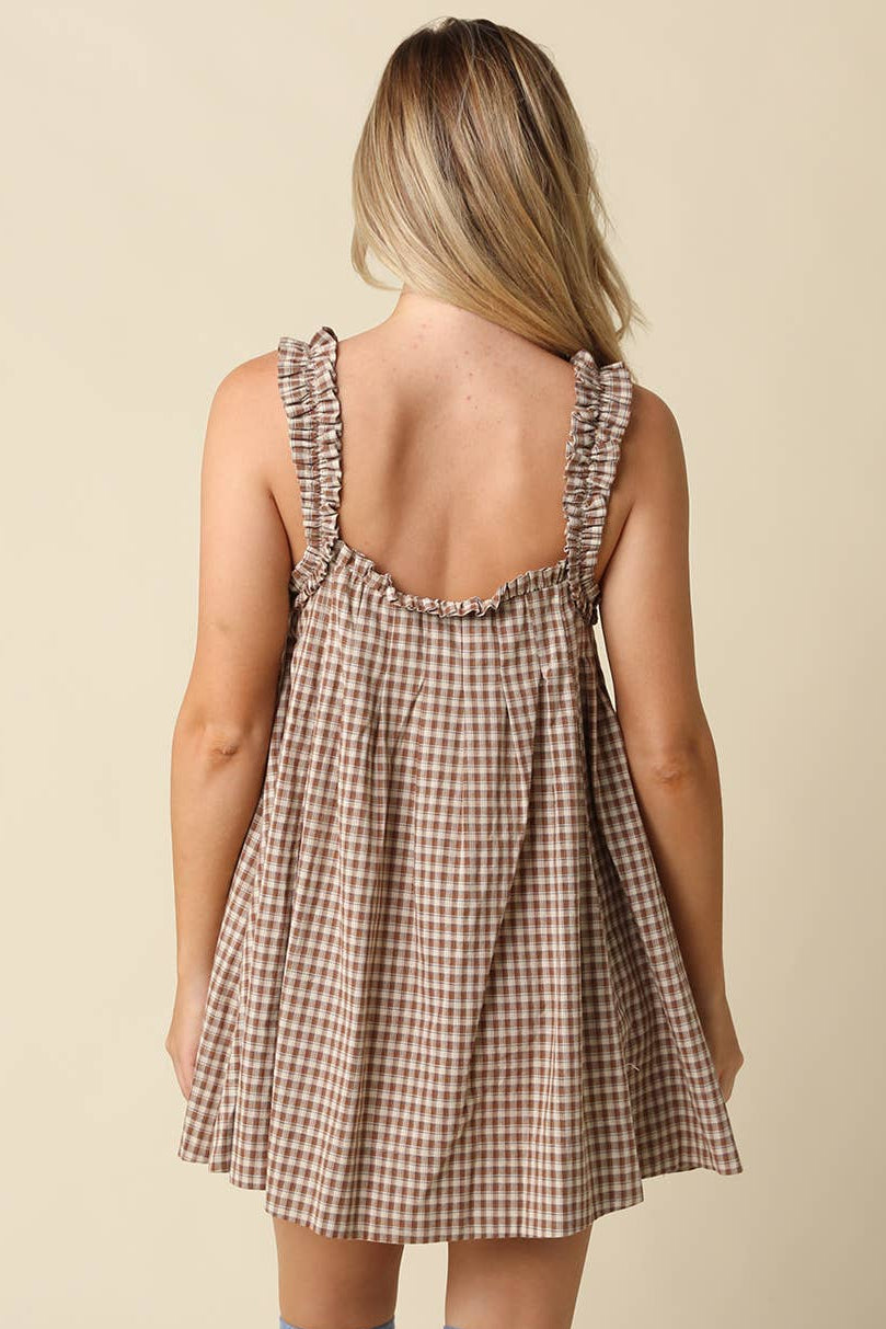 Stone Babydoll Dress