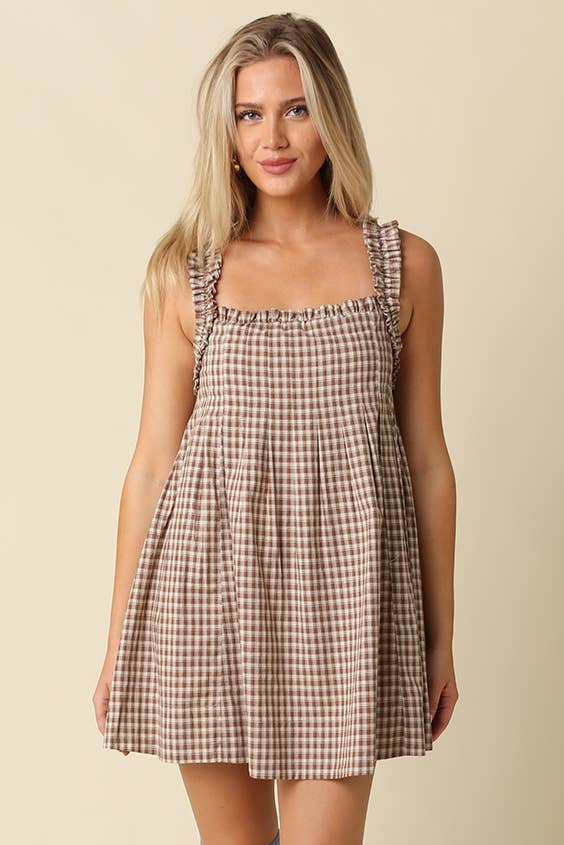Stone Babydoll Dress