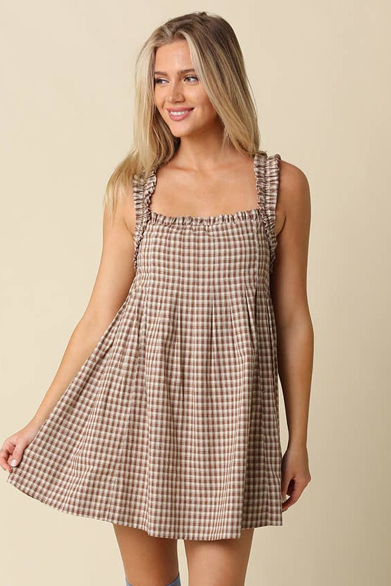 Stone Babydoll Dress